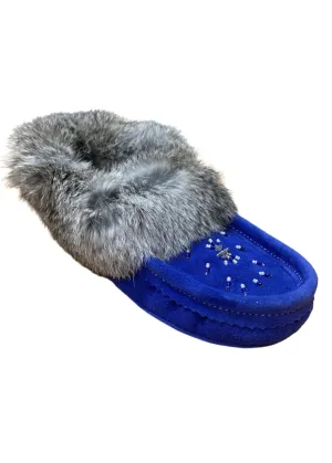Ladies Moccasins - Royal Blue
