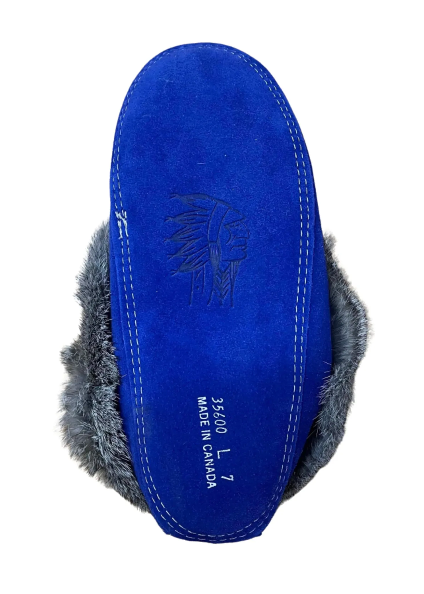 Ladies Moccasins - Royal Blue