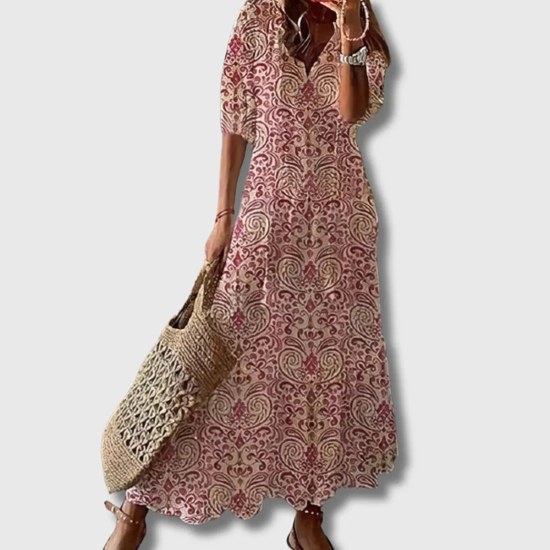 Lorena | Flattering and Comfortable Bohemian Dress