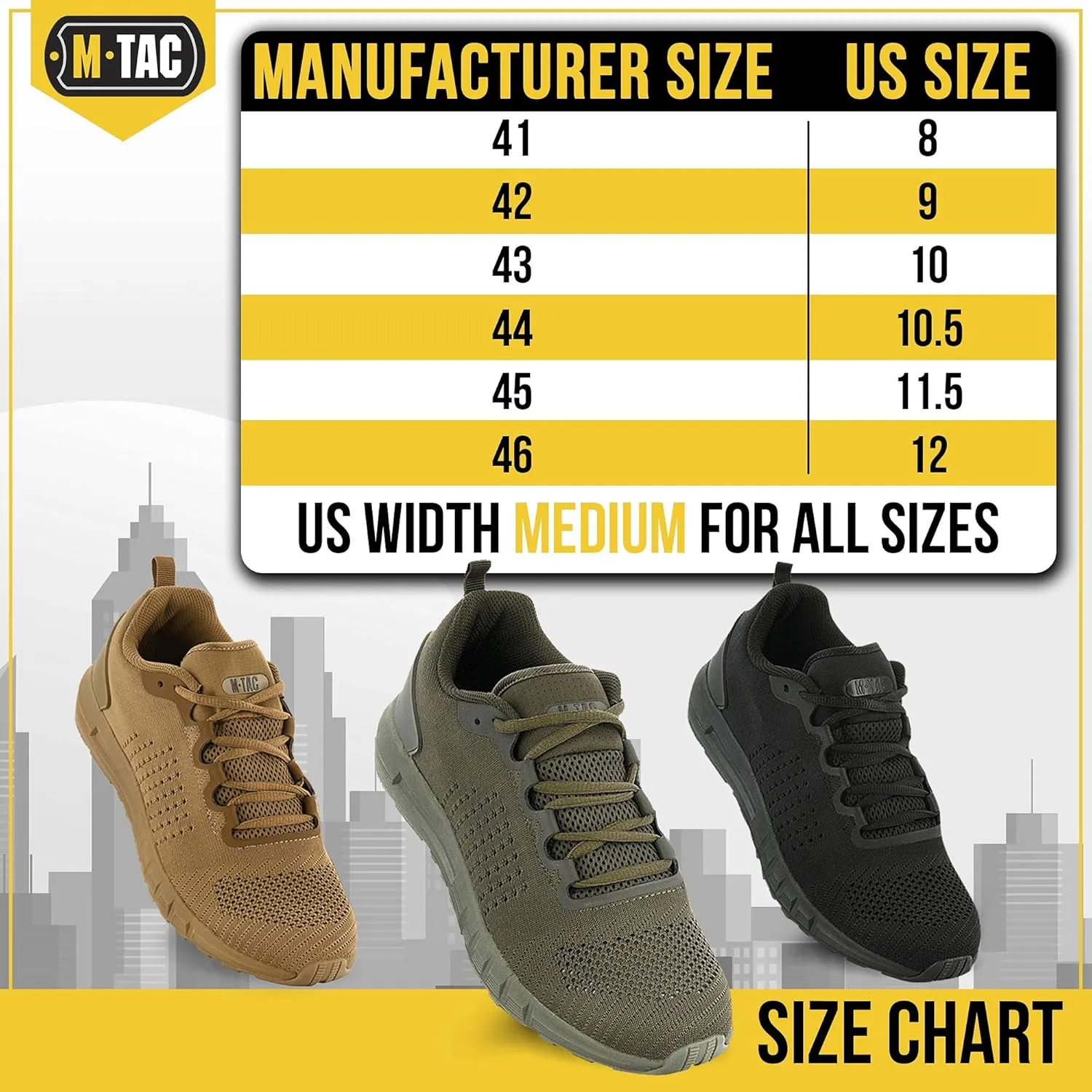 M-Tac Breathable Mesh Sneakers - Athletic Shoes for Men - Sport Running Sneakers for Walking, Workout, Gym, Training