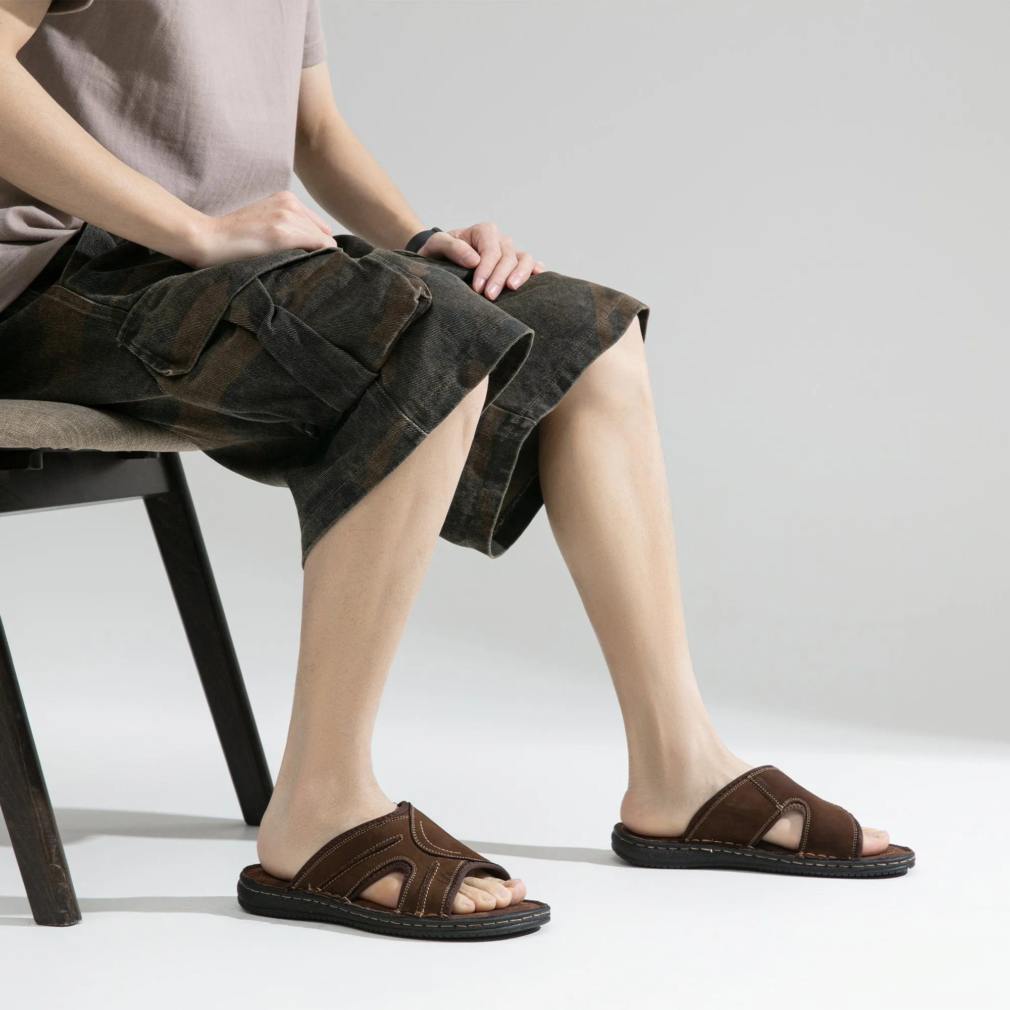 Men's Leather Outdoor Retro Sandals | JOUSEN