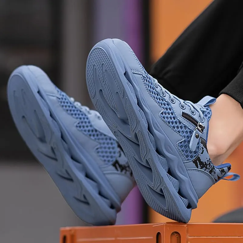 Men's Road Running Shoes Slip On Walking Shoes Breathable Non Slip Running Shoes Comfortable Fashion Sneakers for Men
