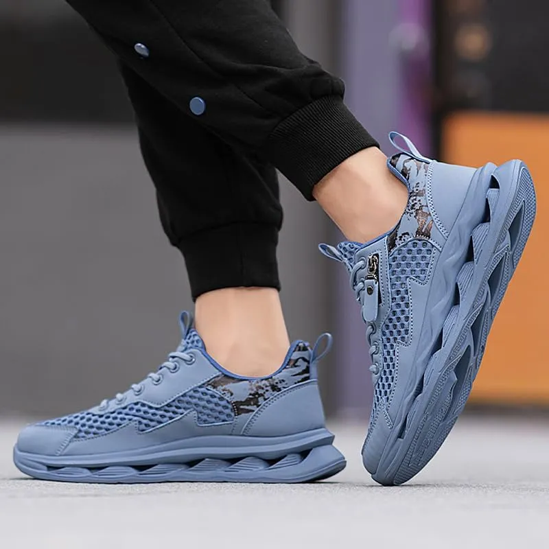 Men's Road Running Shoes Slip On Walking Shoes Breathable Non Slip Running Shoes Comfortable Fashion Sneakers for Men
