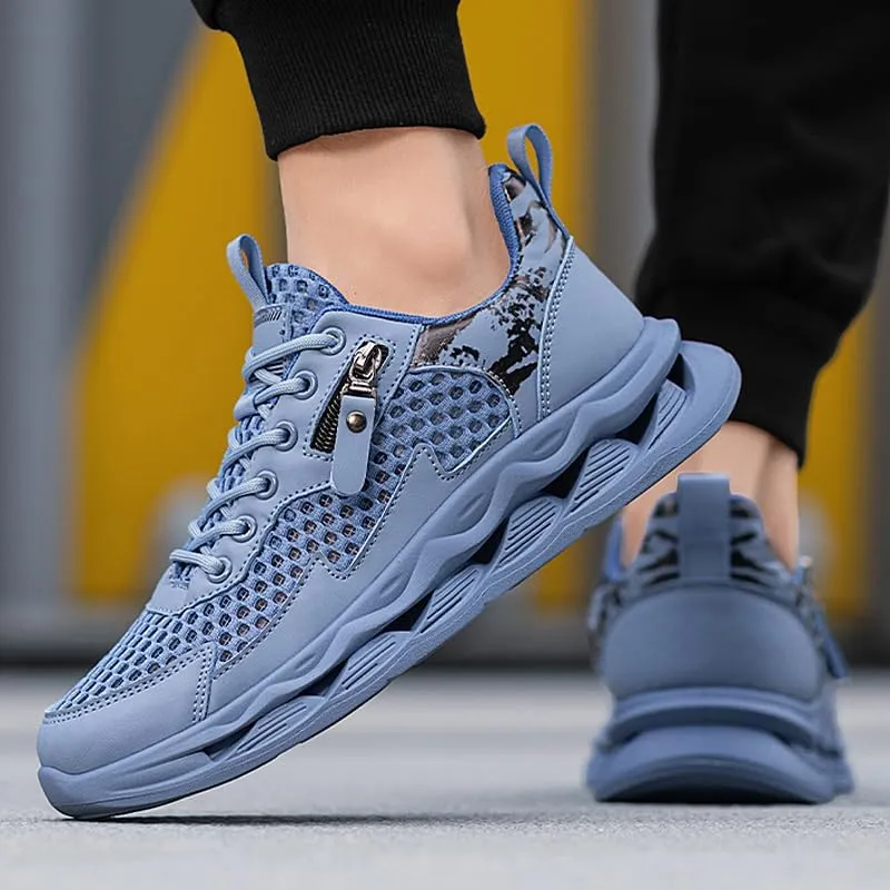 Men's Road Running Shoes Slip On Walking Shoes Breathable Non Slip Running Shoes Comfortable Fashion Sneakers for Men