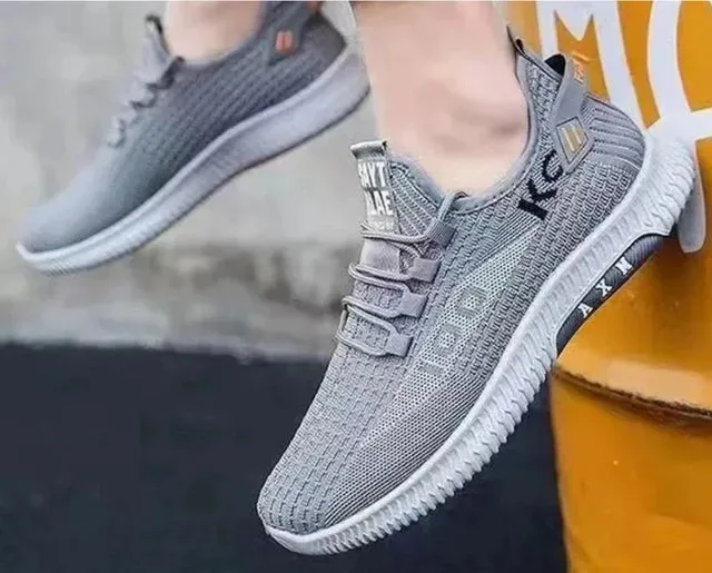 Mens Trendy Lightweight Mesh Sneakers  Breathable  Comfortable