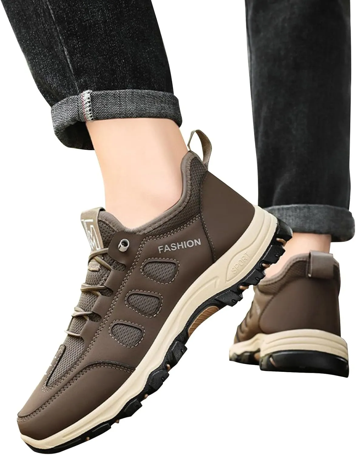 Mens Walking Shoes Men's Shoes Tennis Shoe for Men Slip on Shoe for Men Comfortable Mesh Sneaker