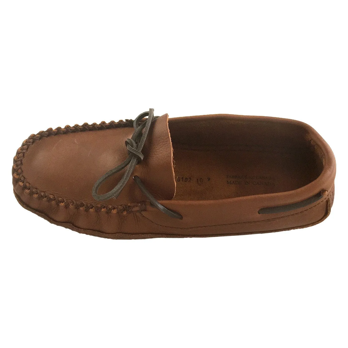 Men's Wide Leather Moccasins (Final Clerance - Size 9 ONLY)