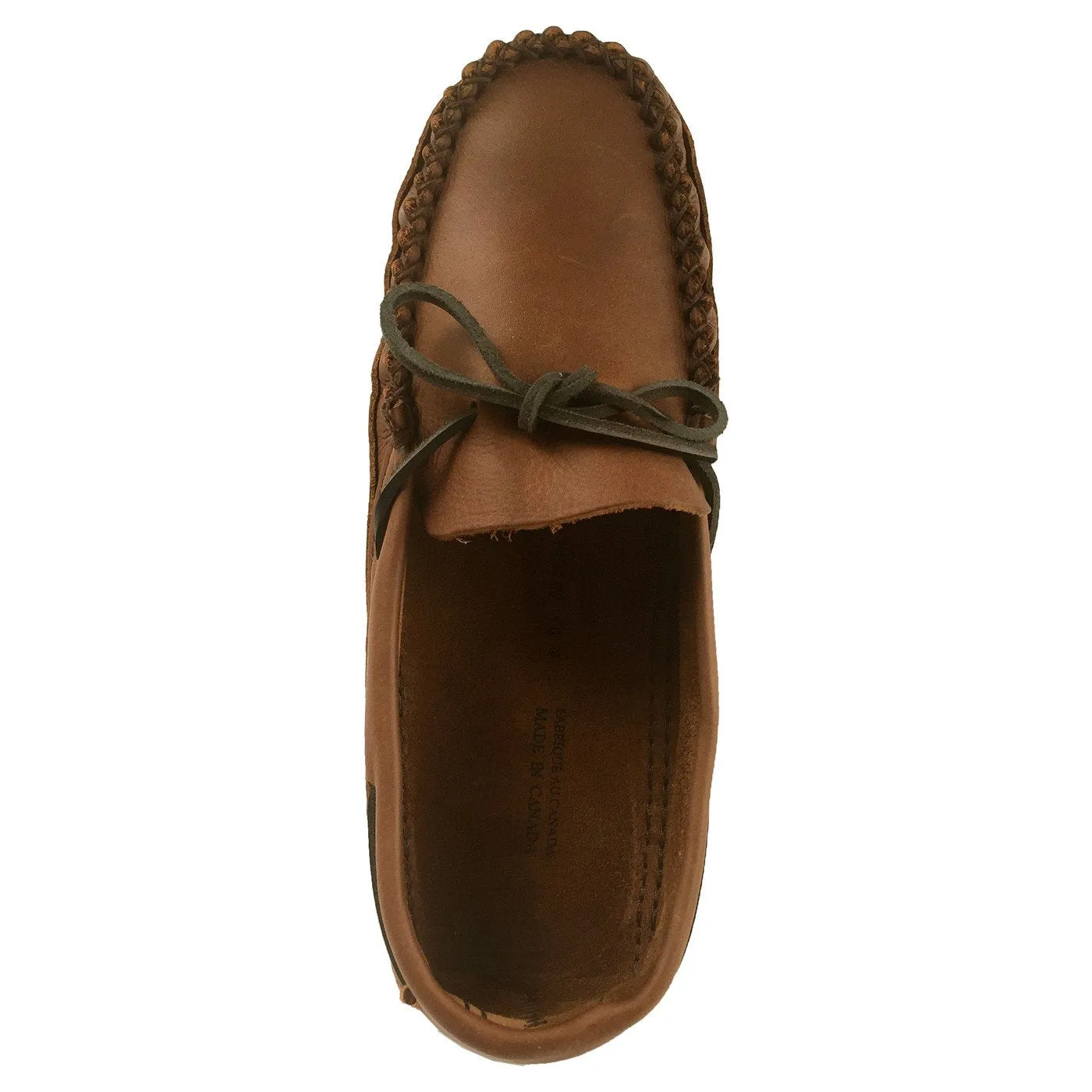 Men's Wide Leather Moccasins (Final Clerance - Size 9 ONLY)