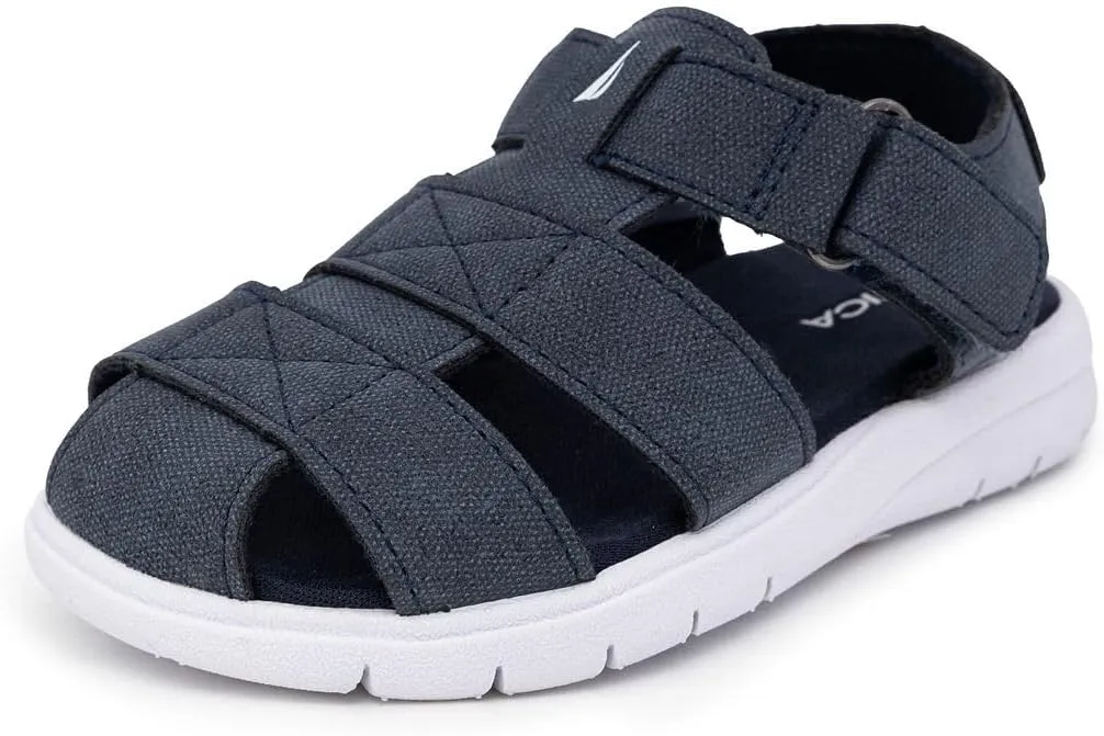 Nautica Toddler Sandals  Closed-Toe Athletic Summer Shoes for Boys & Girls with Adjustable Straps, Perfect for Active Play (Toddler & Little Kid Sizes)