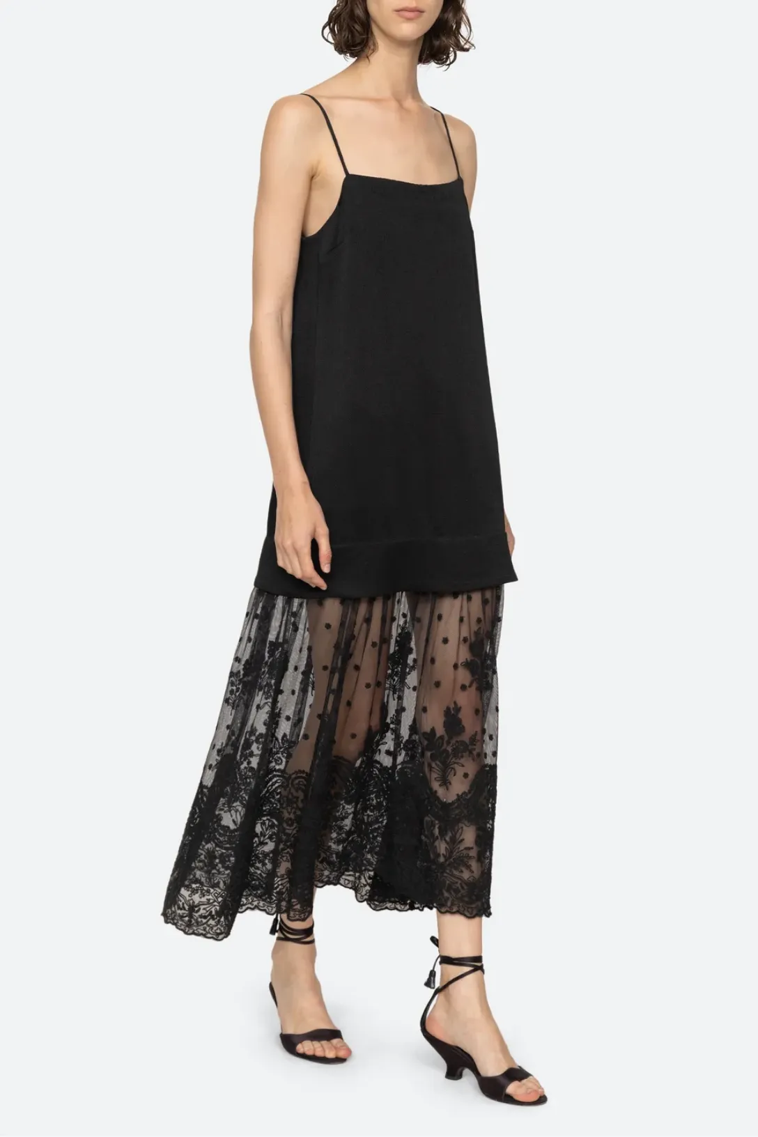 Noa Slip Dress | Black