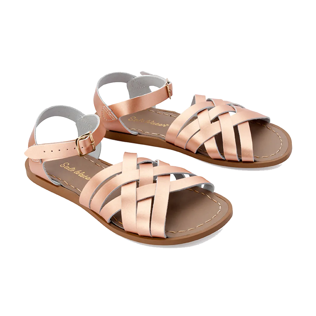Salt Water Retro Sandal - Rose Gold