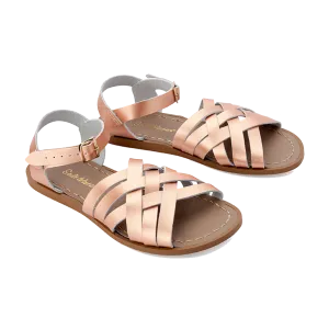 Salt Water Retro Sandal - Rose Gold