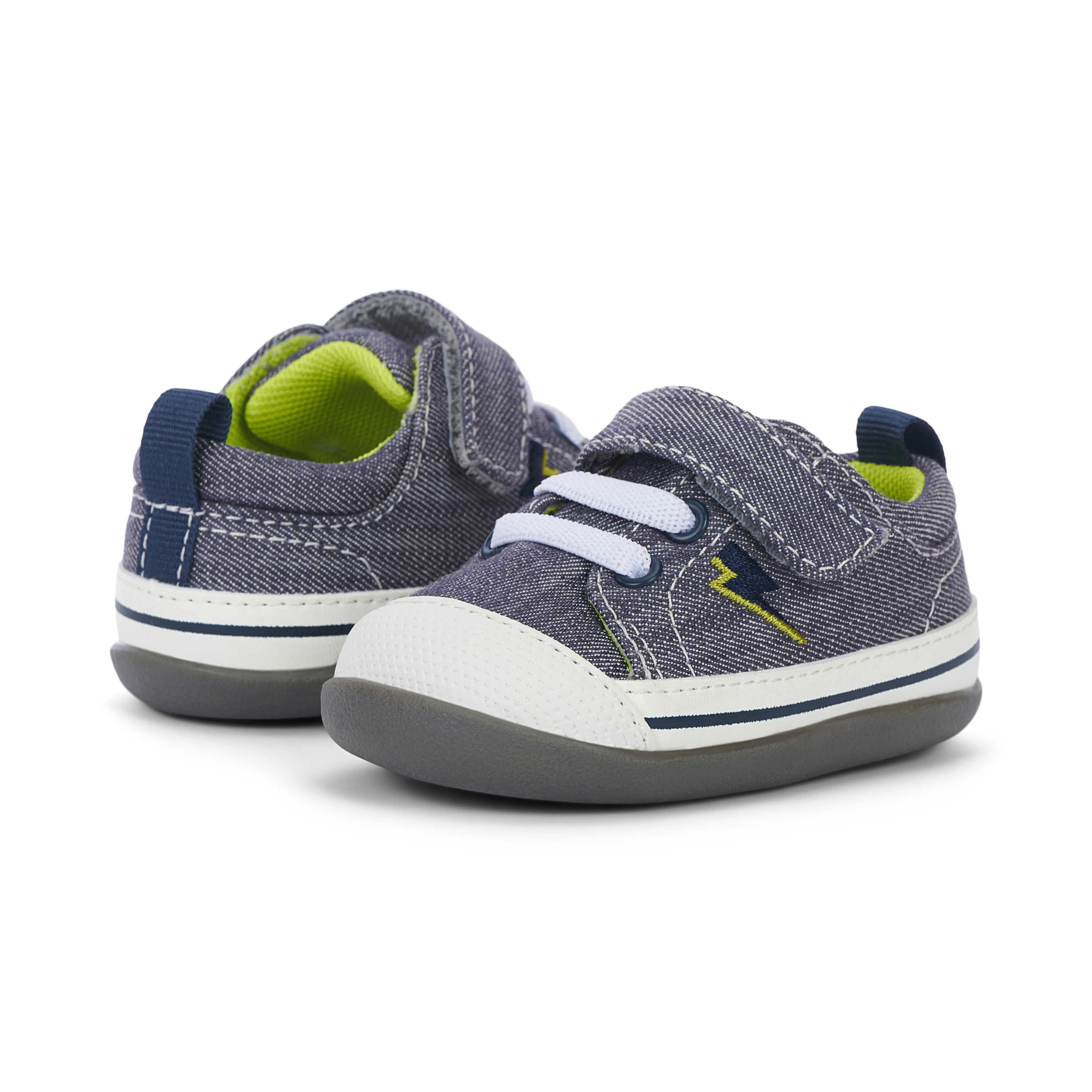 See Kai Run Stevie II | Gray/Lightning Toddler Sneakers