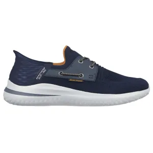 Skechers Men's Delson 3.0 - Roth Hands-Free Slip On Navy