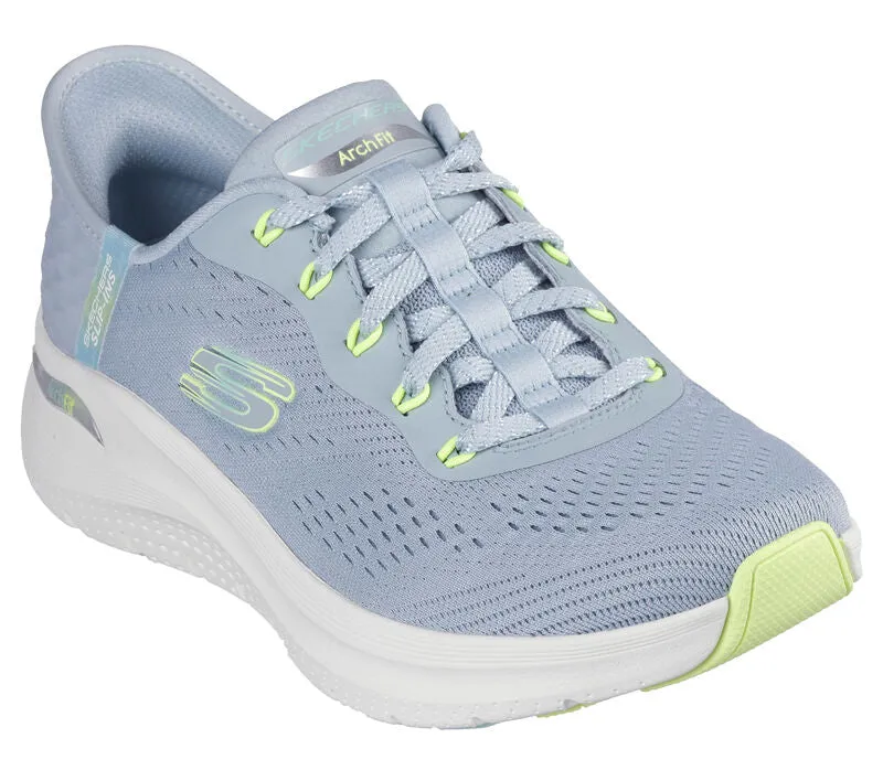 Skechers - Slip-ins - Arch Fit 2.0 - Easy Chic - Blue/Lime