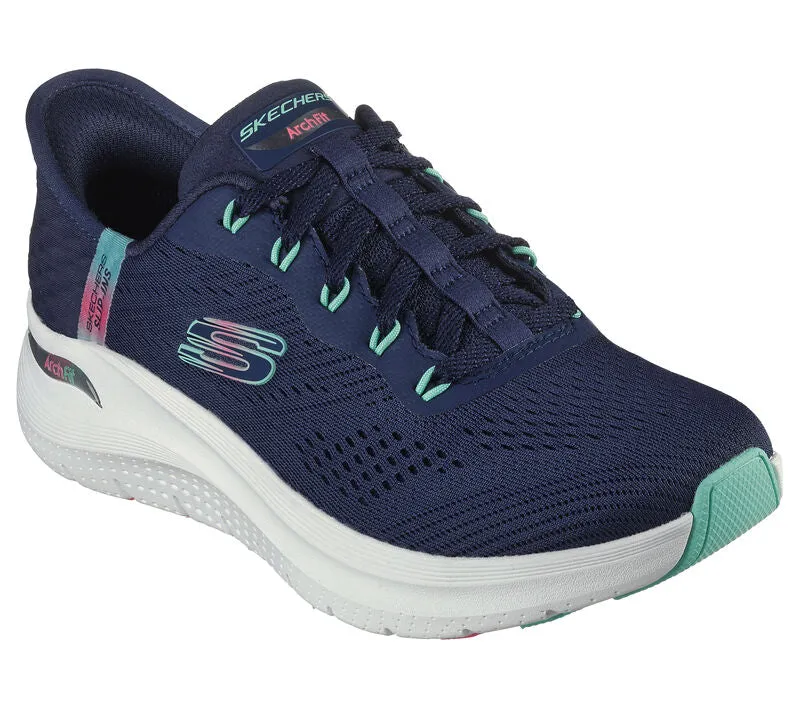 Skechers - Slip-ins - Arch Fit 2.0 - Easy Chic - Navy/Turquoise