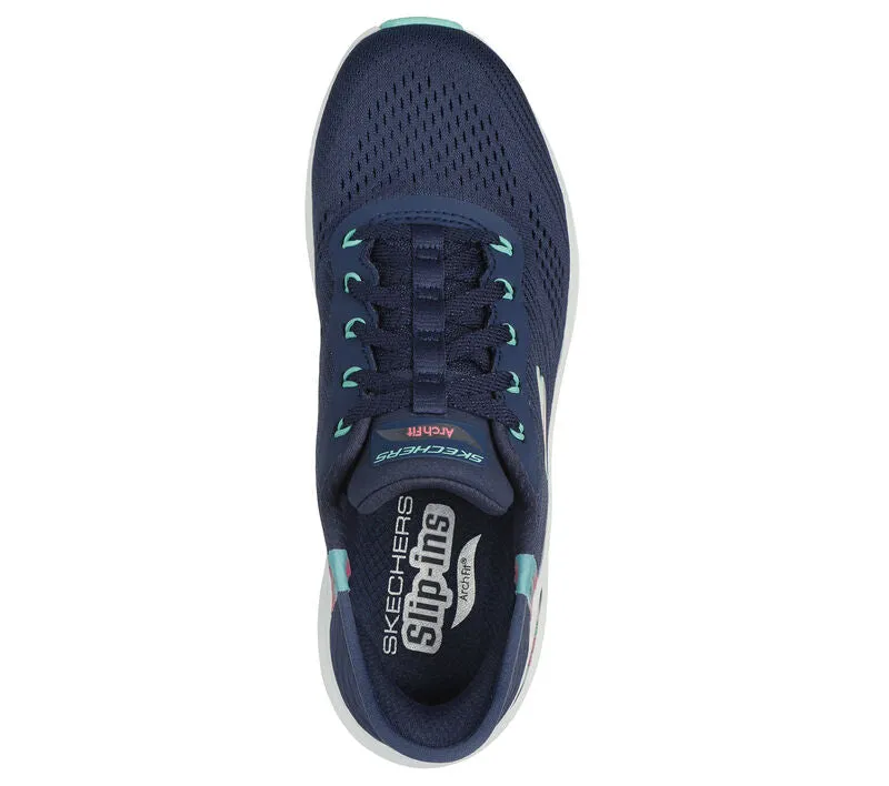Skechers - Slip-ins - Arch Fit 2.0 - Easy Chic - Navy/Turquoise