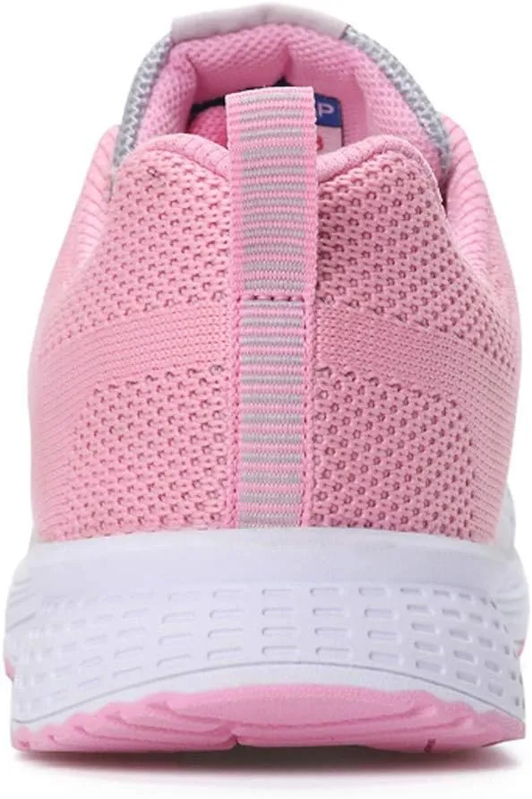 Sneakers for Women Casual Mesh Breathable Lace Up Walking Tennis Shoes Men Athletic Ladies Casual Shoes Black Platform Sneaker Black Tennis Shoe Trainers Shoe
