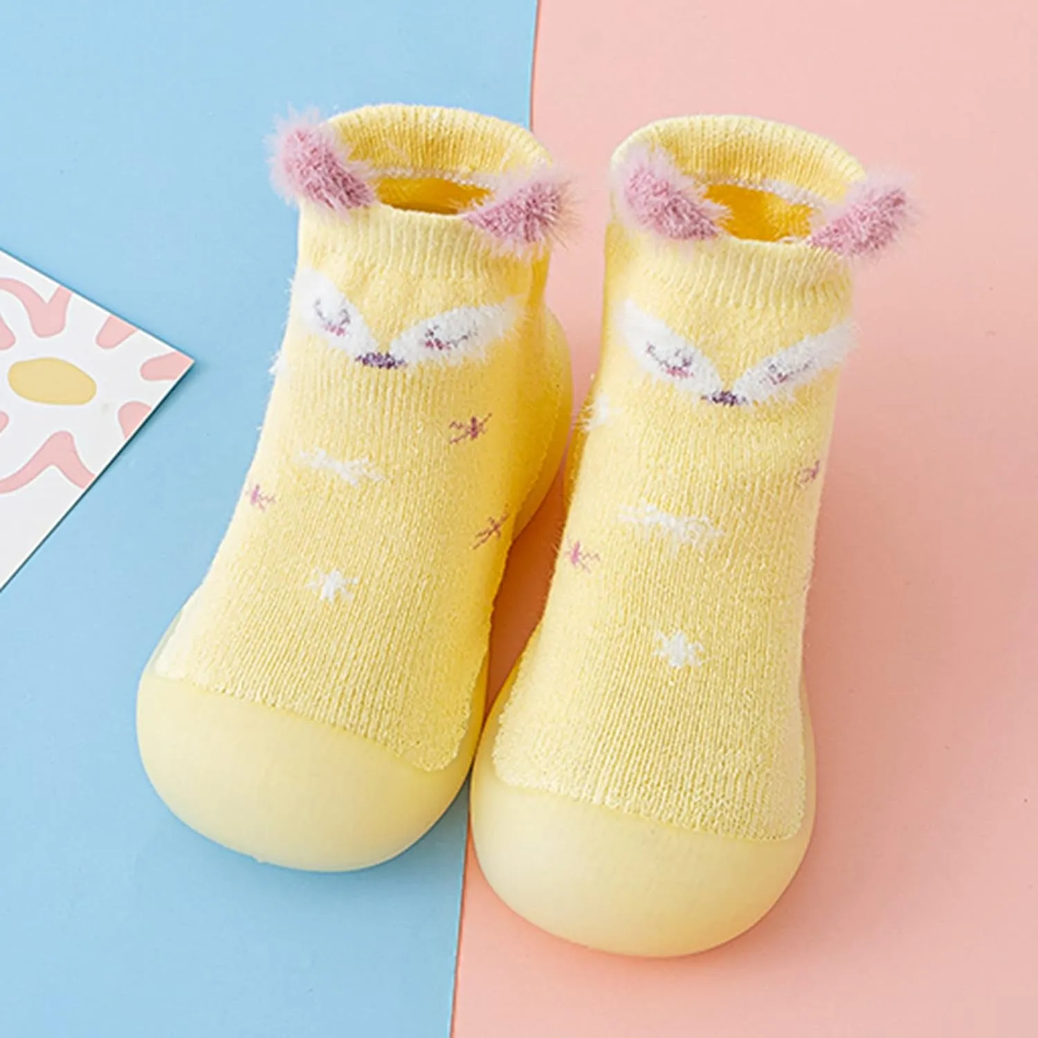 Sock Shoes Toddler,Infant Boys Girls Animal Prints Cartoon Socks Shoes Mesh The Floor Socks Non Slip Prewalker Shoes