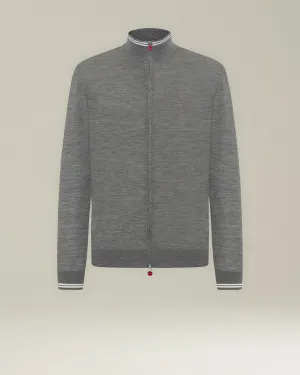 SPORTY WOOL CARDIGAN