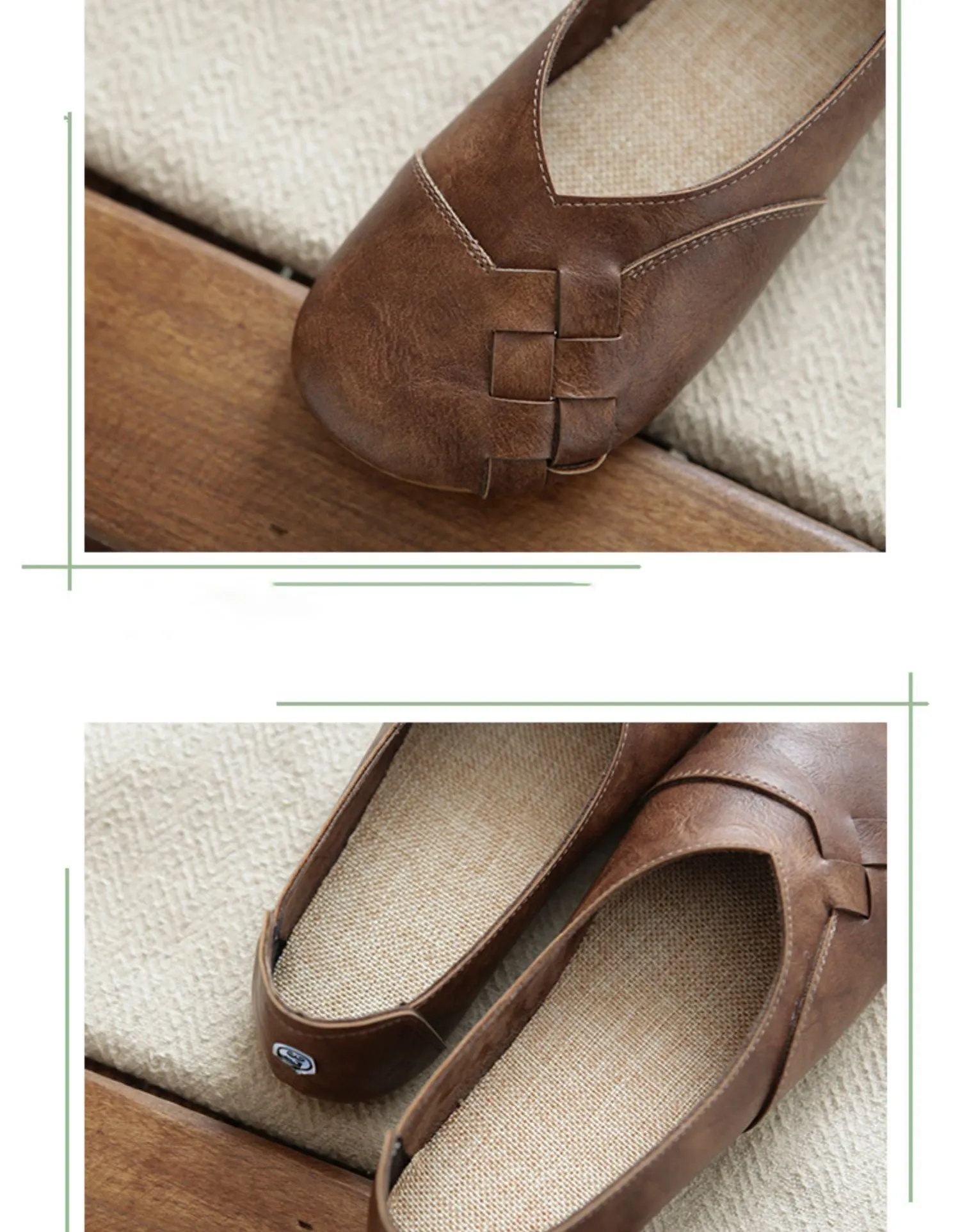 Spring Light Weight Soft Soles Retro Flats