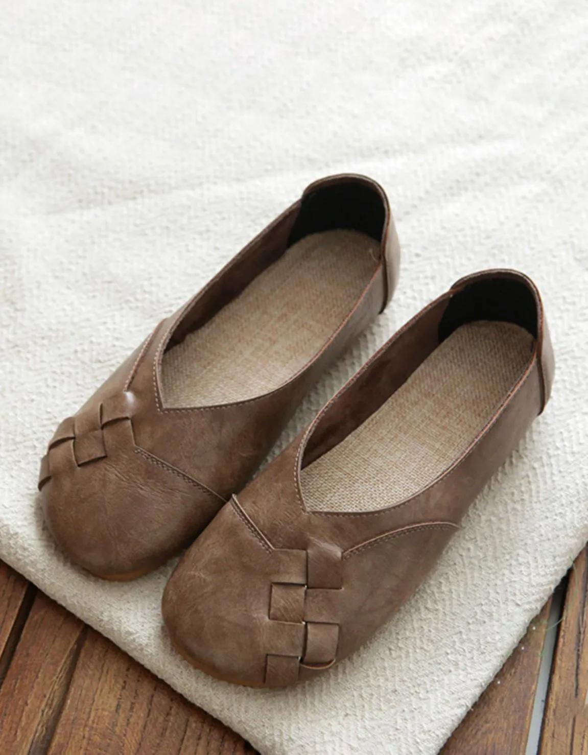 Spring Light Weight Soft Soles Retro Flats