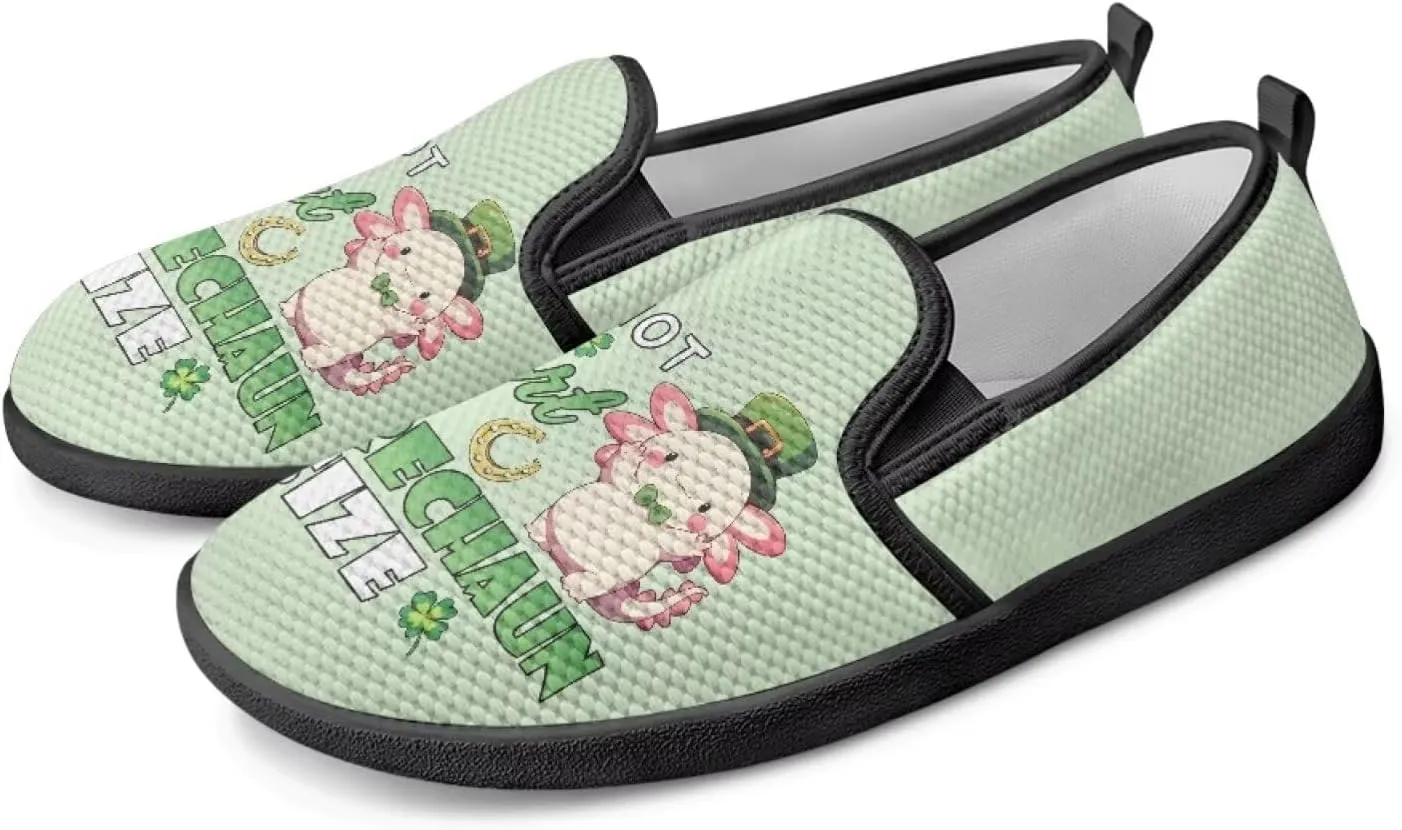 St. Patrick's Day Holiday Dress Walking Shoes Women Trendy Casual Sneakers Comfy Slip On Breathable Gym Workout Fitness Size 5.5-10.5