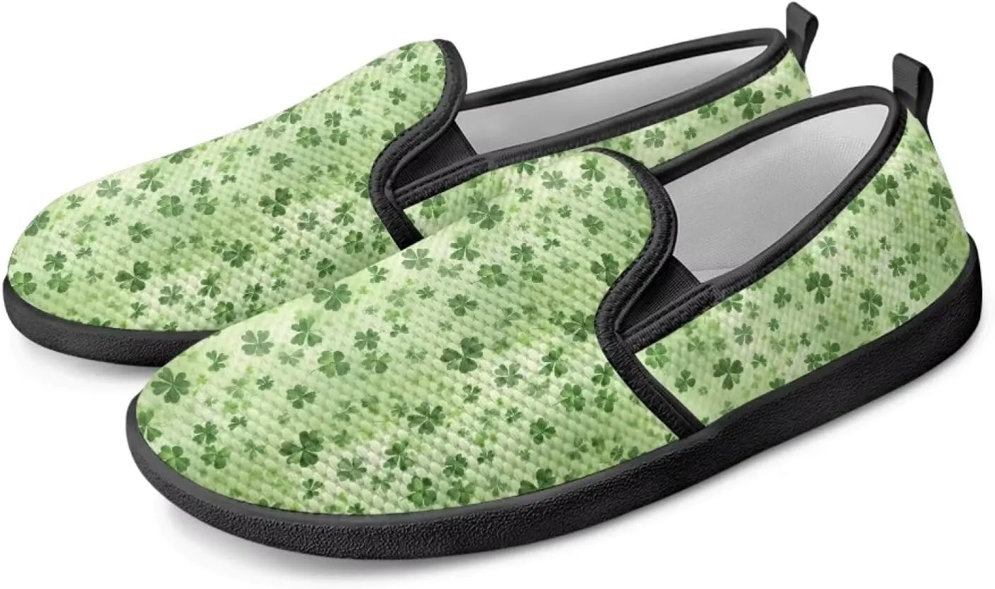 St. Patrick's Day Holiday Dress Walking Shoes Women Trendy Casual Sneakers Comfy Slip On Breathable Gym Workout Fitness Size 5.5-10.5