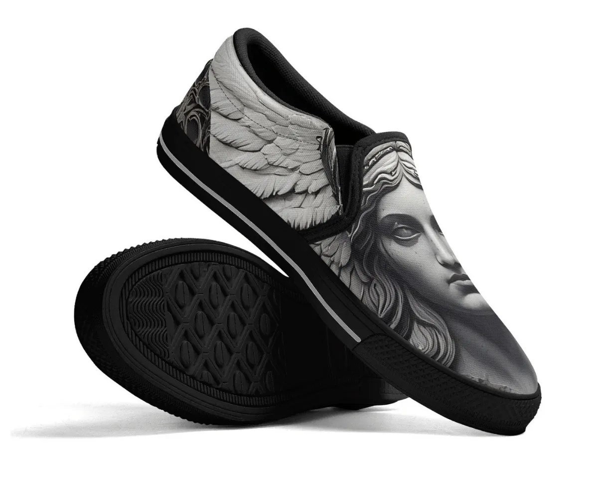 Stone Angel Slip-Ons