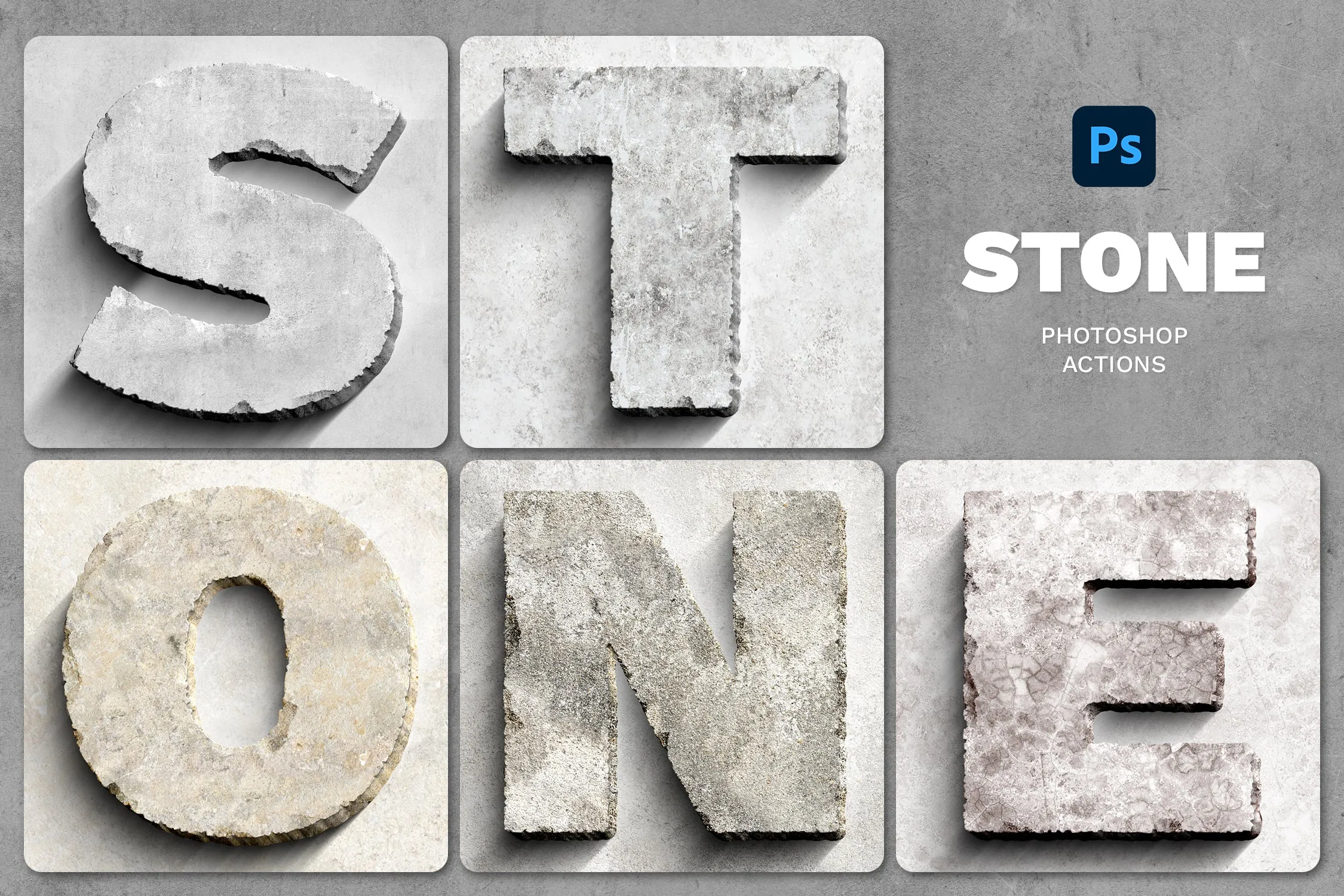 Stone Effect Photoshop Action