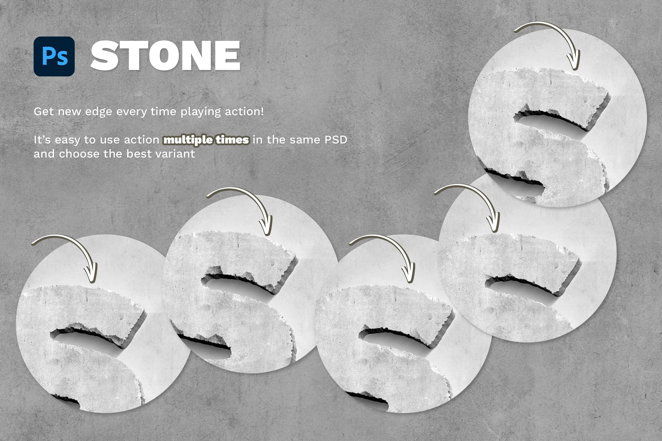 Stone Effect Photoshop Action