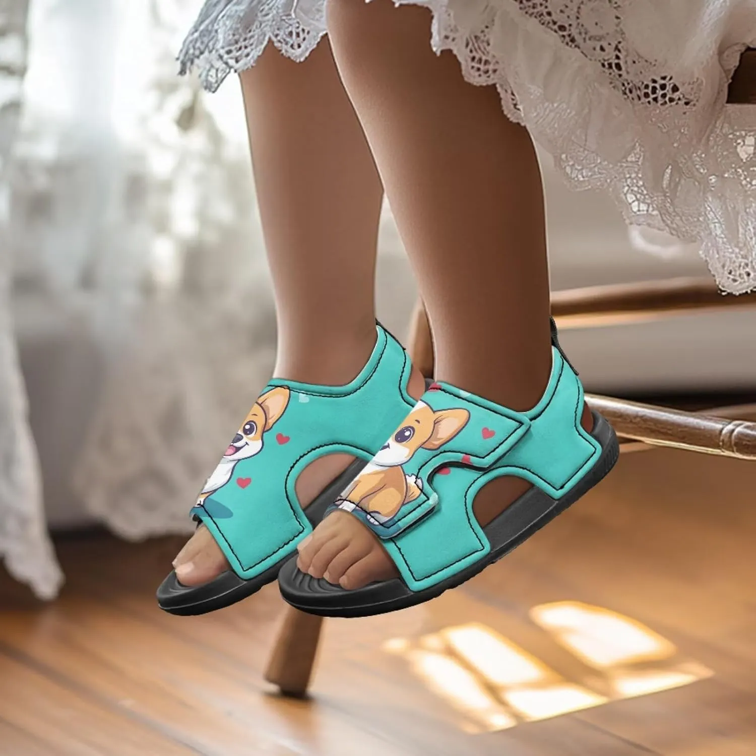 Toddler Boy Sandal Cartoon Animal Breathable Girls Summer Shoes