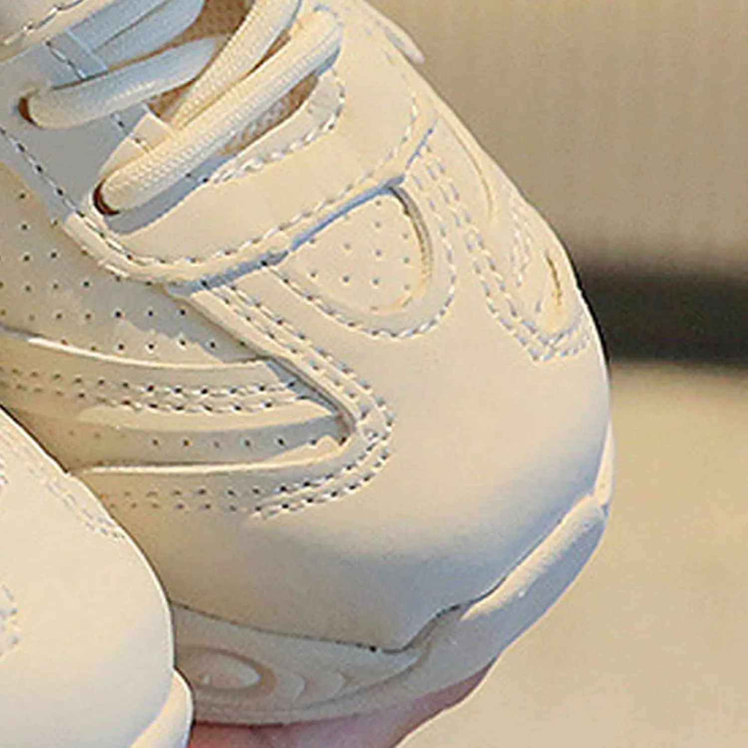 Toddler Cute Shoes New Solid Color Plus Velvet Breathable Non Slip Children's Flat Bottom Sneakers Breathable Sneakers