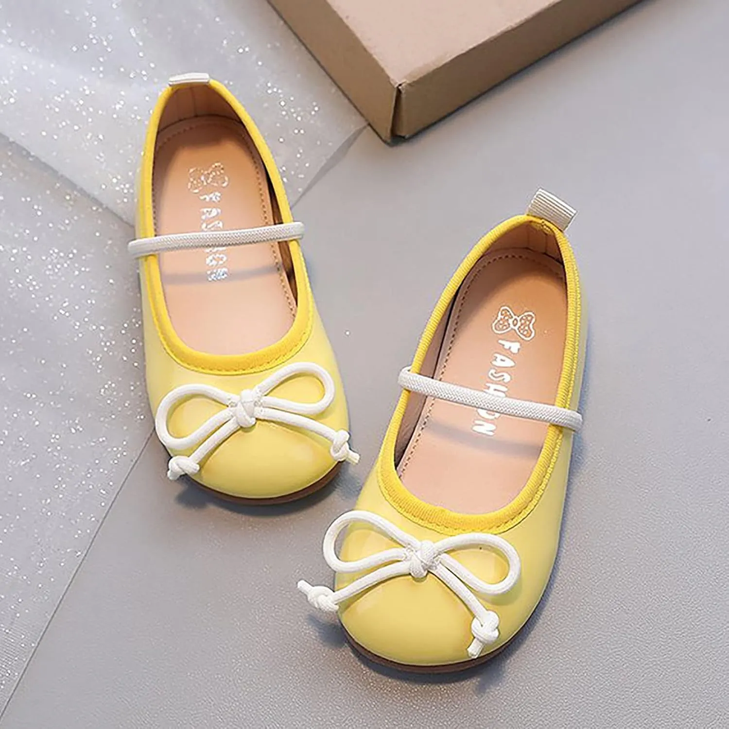 Toddler Girl Mary Jane Dress Shoes Little Girl School Shoes Soft Sole Non Slip Faux Leather Shoes Girl Dress Shoes