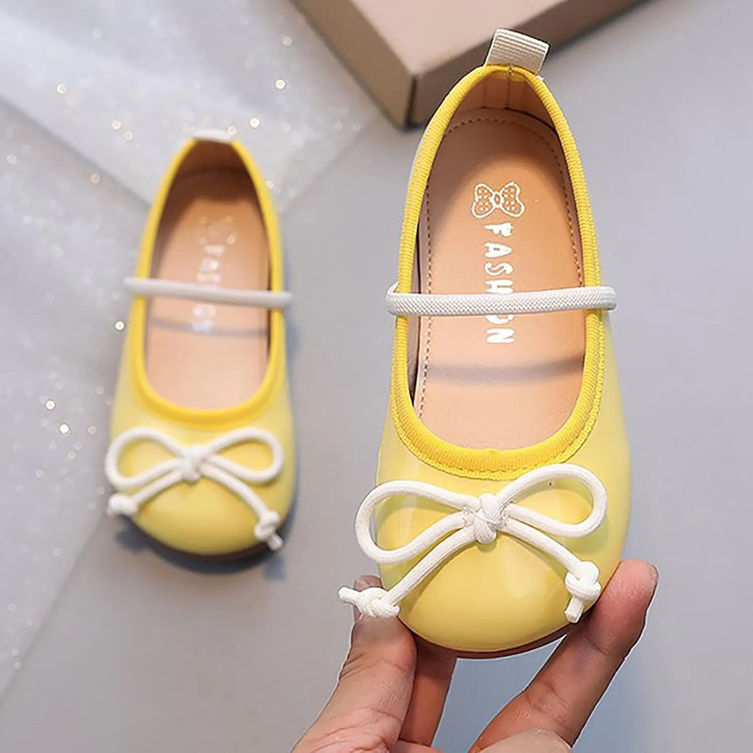 Toddler Girl Mary Jane Dress Shoes Little Girl School Shoes Soft Sole Non Slip Faux Leather Shoes Girl Dress Shoes