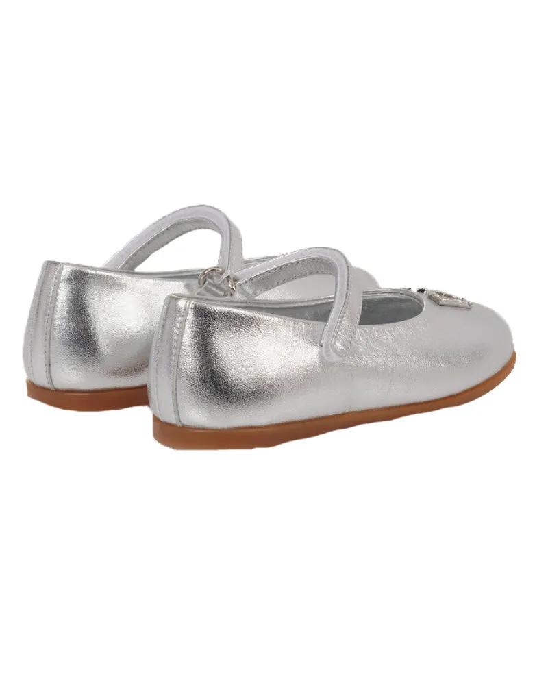 Toddler Silver Ballerinas