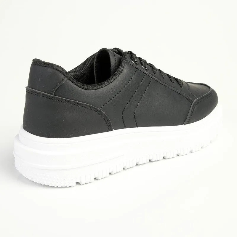 Tom Tom Lace Up Sneaker - Black / White
