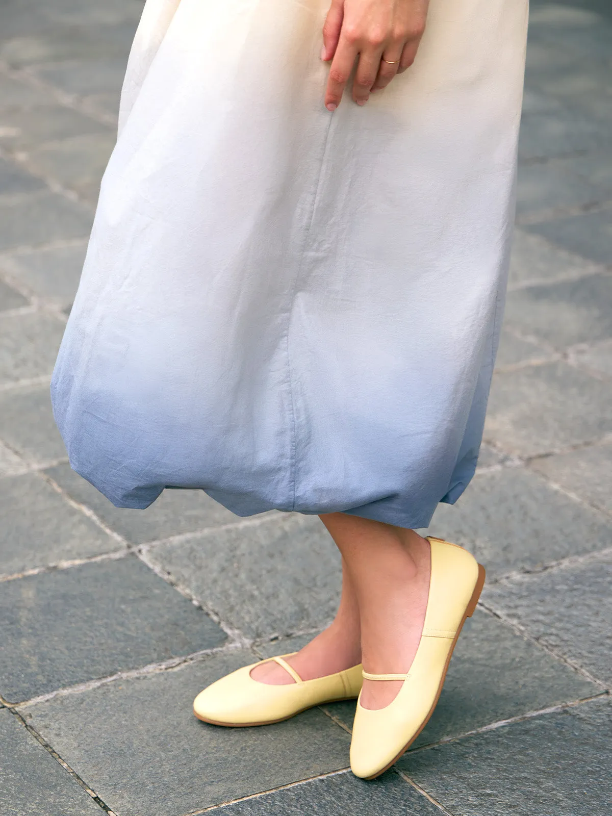 Travel Flats - Lemon