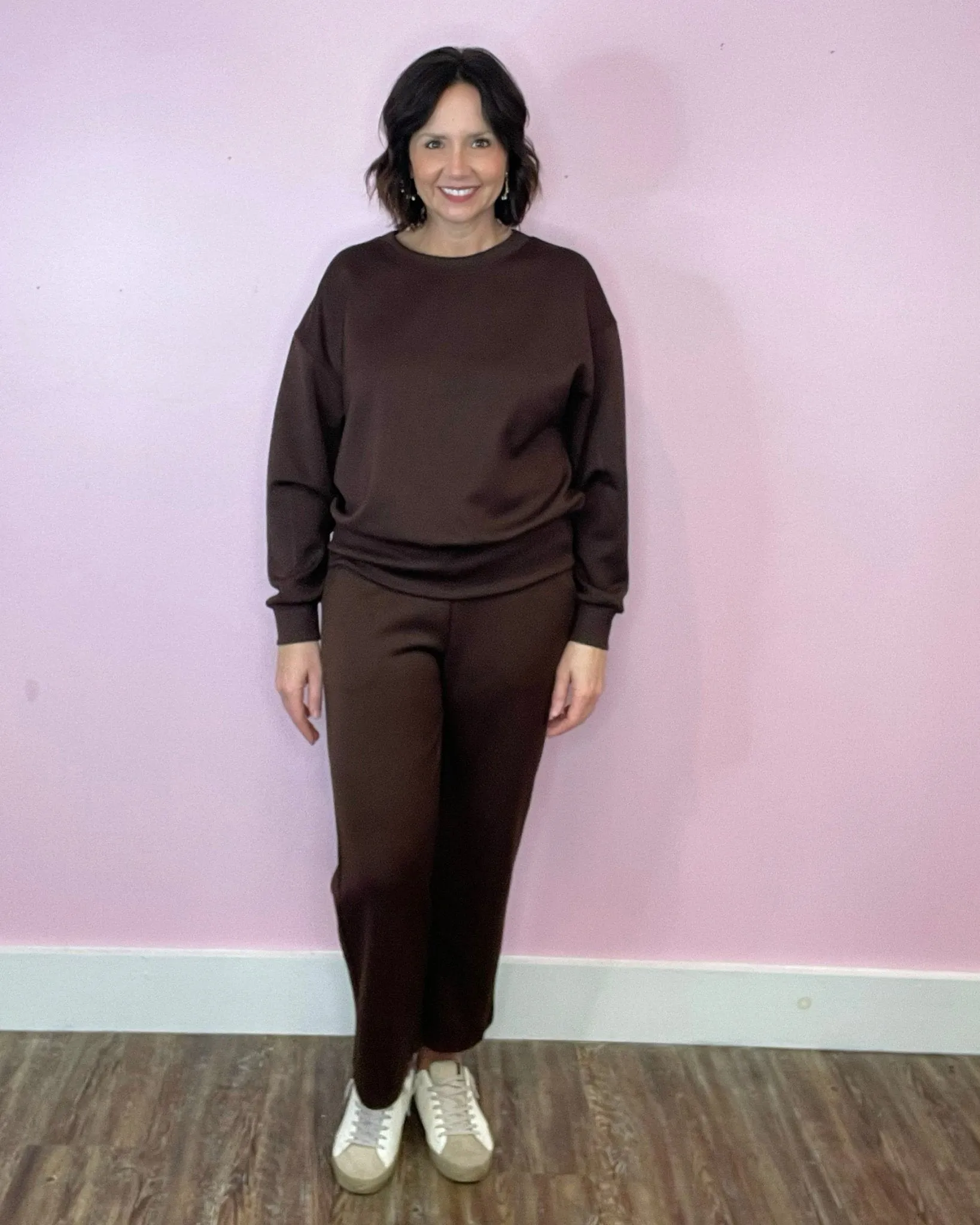 Ultra Comfy Sweatshirt & Cropped Leg Pant Set