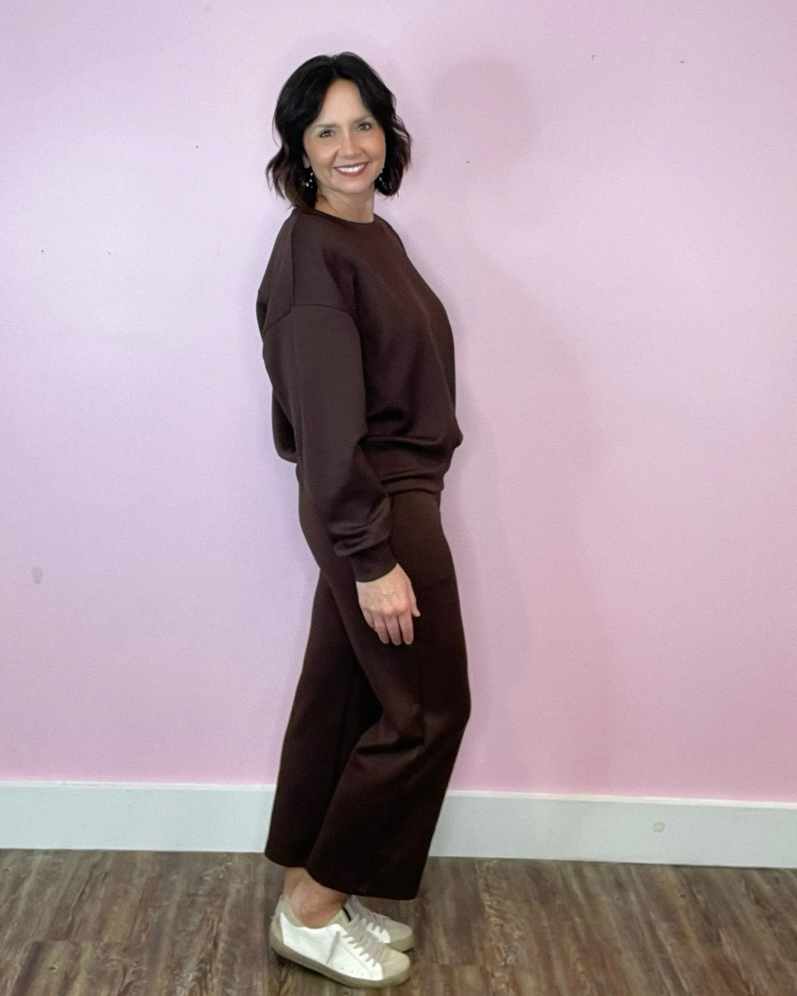 Ultra Comfy Sweatshirt & Cropped Leg Pant Set