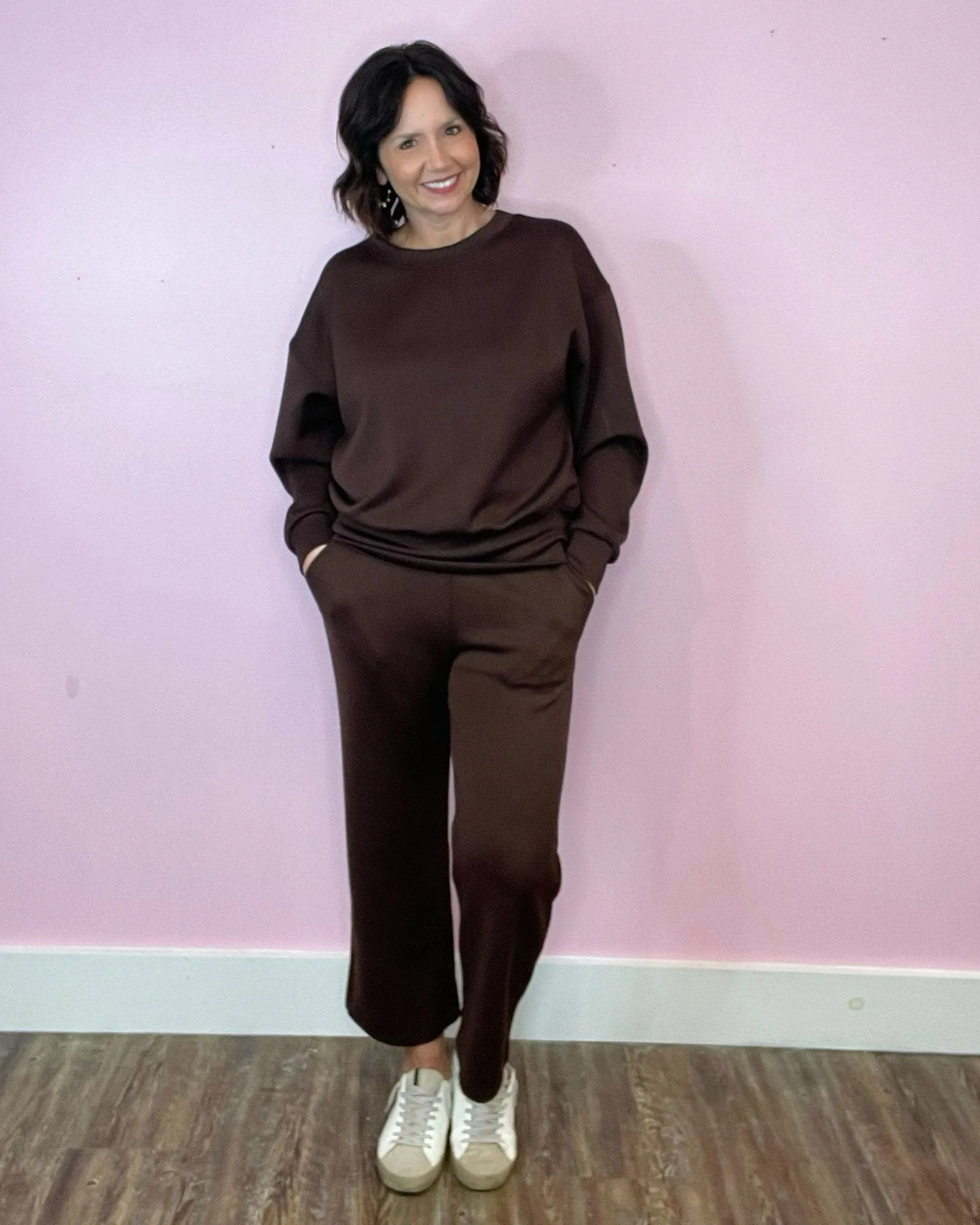 Ultra Comfy Sweatshirt & Cropped Leg Pant Set