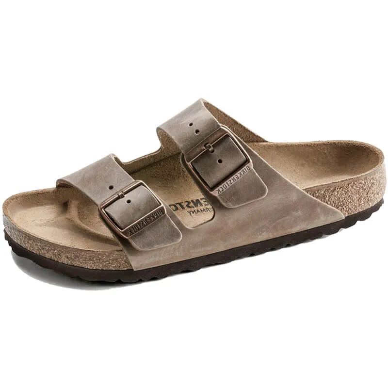 Unisex Birkenstock Arizona Oiled Leather - Narrow
