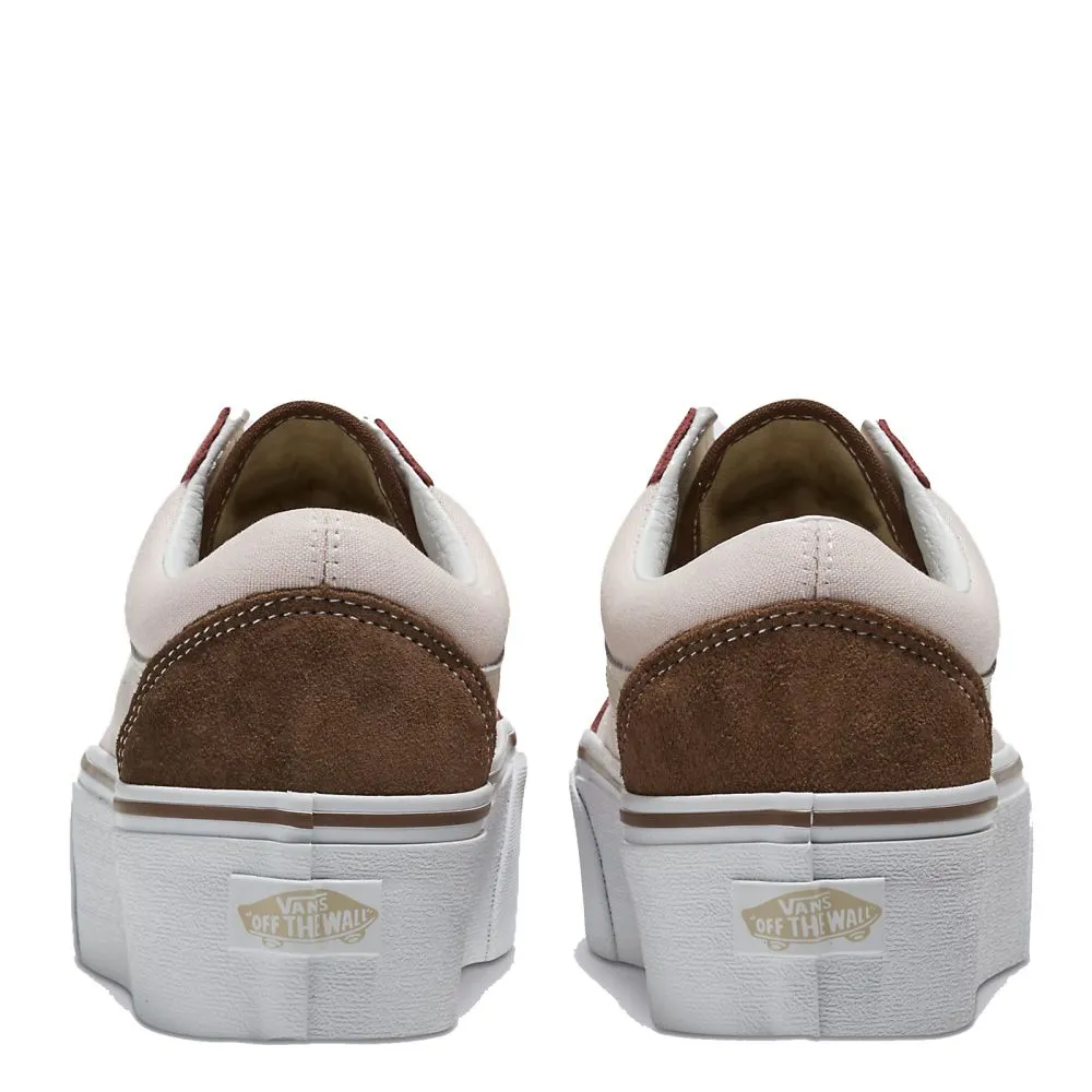 Vans Women's Old Skool Stackform in Earthy Blocking Multi Color