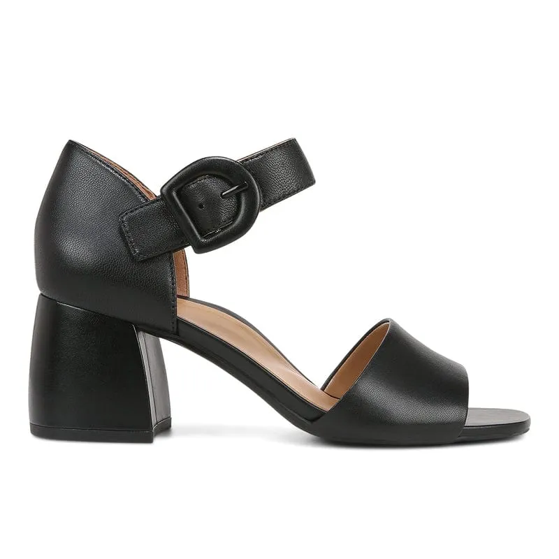 Vionic Women's Chardonnay Heeled Sandals- Black