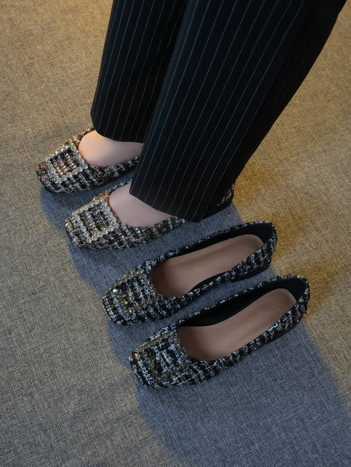 Women "DAMITA" Flat Slip on Ballerinas