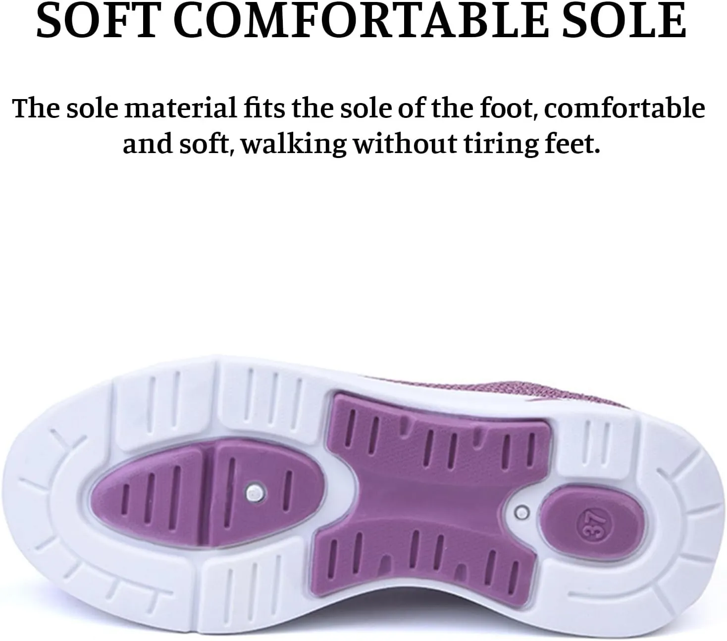 Womens Orthopedic Shoes Breathable Lightweight with Arch Support Sneakers Soft Knitted Slip-On Running Jogging Shoe Casual Comfortable Slip Ins Workout Tennis Shoes Mesh Trainers